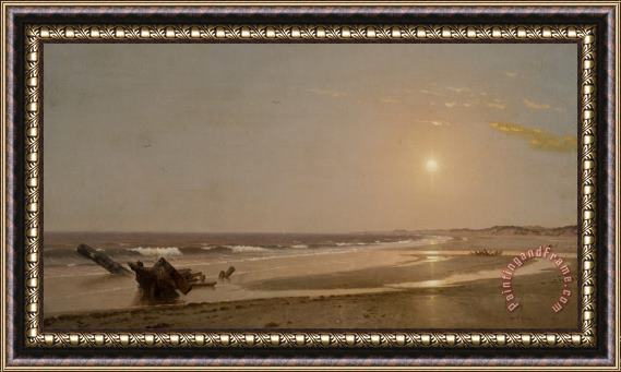 William Trost Richards Seascape Framed Print