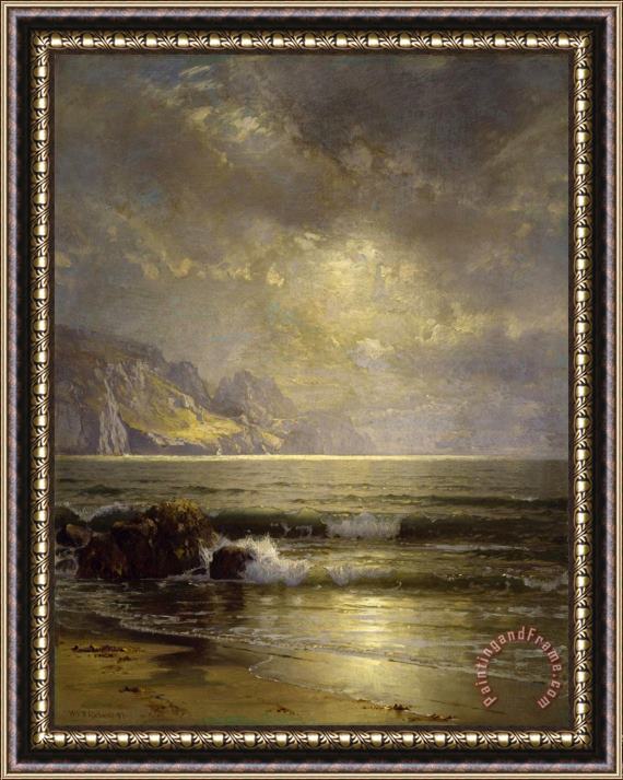 William Trost Richards Seascape Framed Print