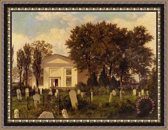 William Trost Richards The Roxborough Baptist Church Framed Print