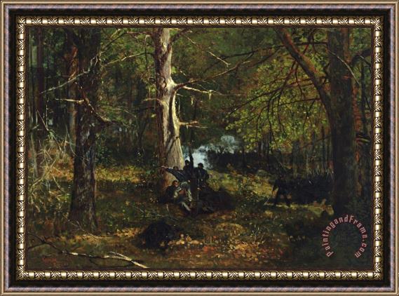 Winslow Homer Skirmish in The Wilderness Framed Painting