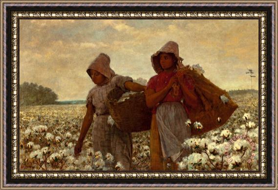Winslow Homer The Cotton Pickers Framed Painting