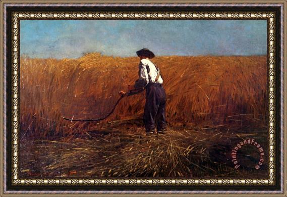 Winslow Homer The Veteran in a New Field Framed Painting