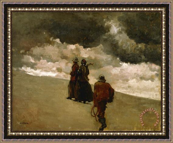 Winslow Homer To The Rescue Framed Painting