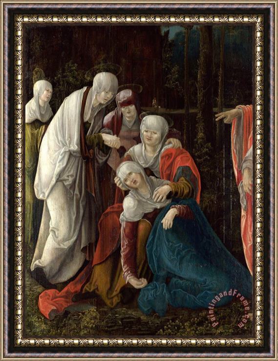 Wolf Huber Christ Taking Leave of His Mother Framed Painting