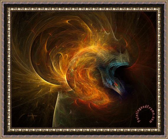 Xianadu Artifacts Fierce Phoenix Framed Painting