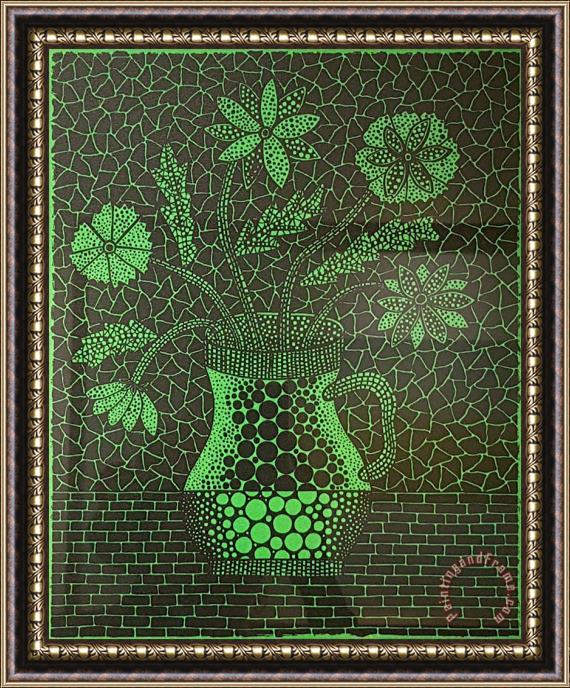 Yayoi Kusama Vase (3), 1992 Framed Print