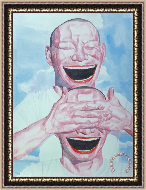 Yue Minjun Untitled (smile Ism No. 1), 2006 Framed Print