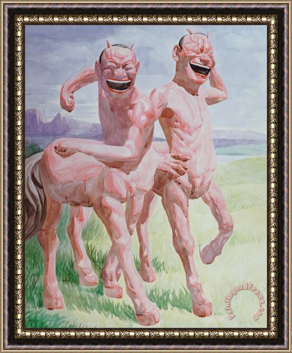 Yue Minjun Untitled (smile Ism No. 11), 2006 Framed Painting