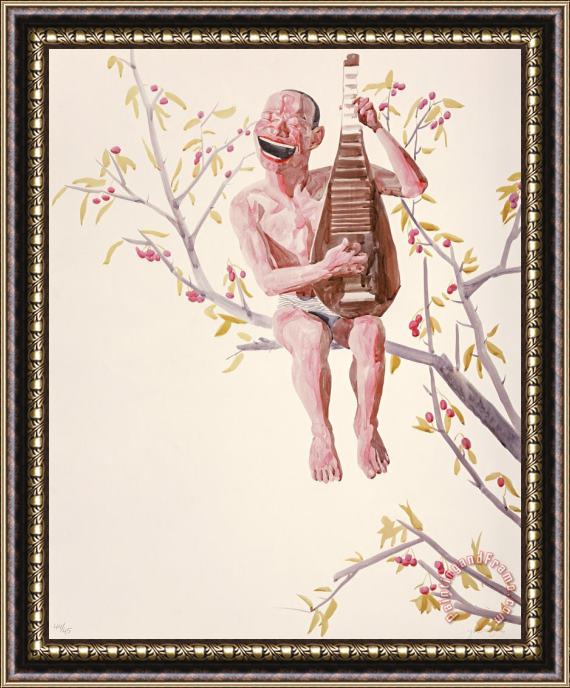 Yue Minjun Untitled (smile Ism No. 12), 2006 Framed Painting