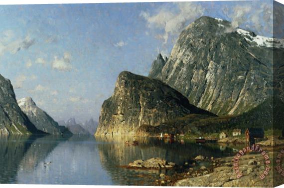 Adelsteen Normann Sogne Fjord Norway Stretched Canvas Print / Canvas Art