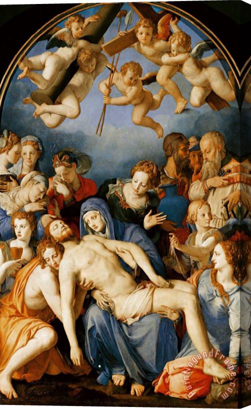 Agnolo Bronzino Deposition From The Cross Stretched Canvas Painting / Canvas Art