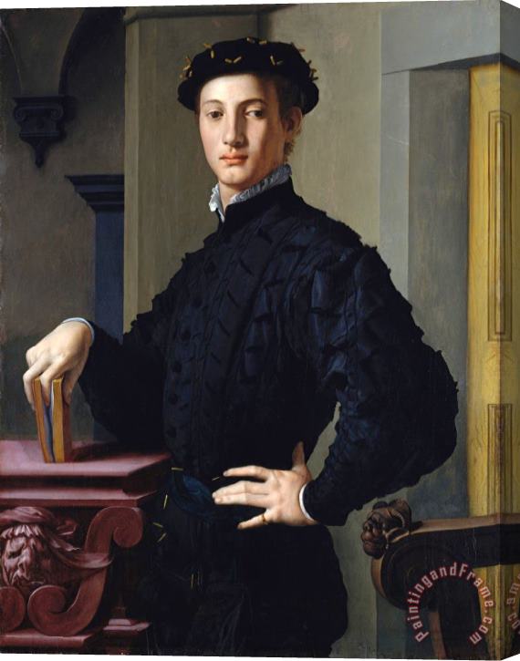 Agnolo Bronzino Portrait of a Young Man Stretched Canvas Print / Canvas Art