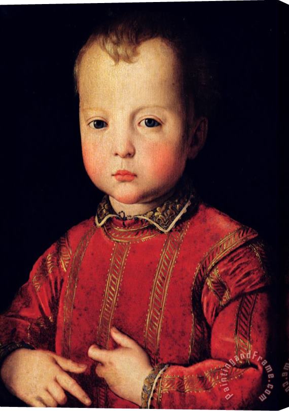 Agnolo Bronzino Portrait of Don Garcia Stretched Canvas Painting / Canvas Art