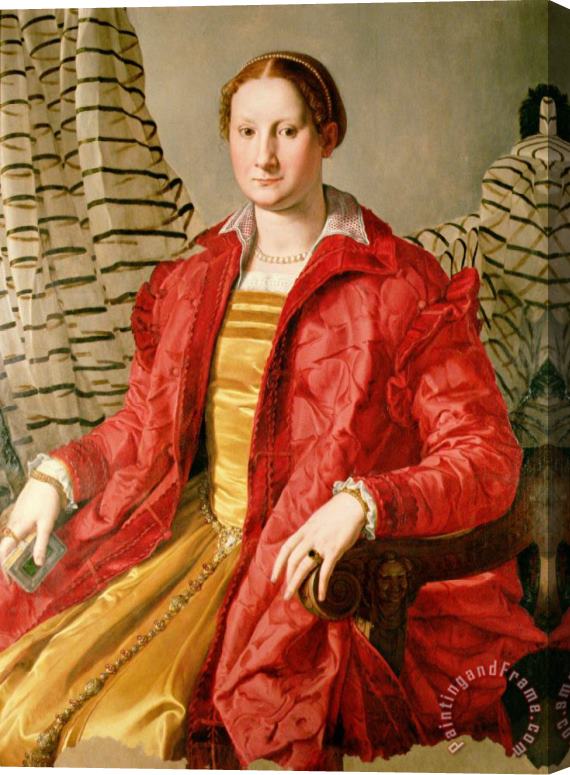 Agnolo Bronzino Portrait of Eleonora Da Toledo (1519 74) Stretched Canvas Print / Canvas Art