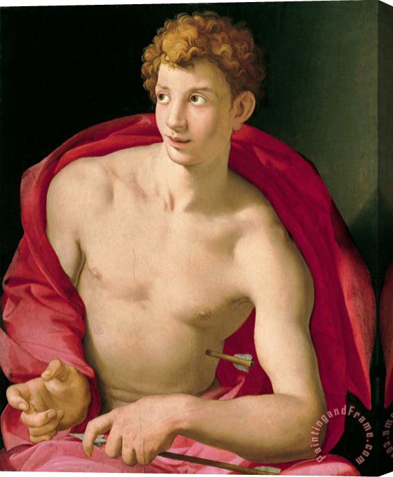 Agnolo Bronzino Saint Sebastian Stretched Canvas Painting / Canvas Art