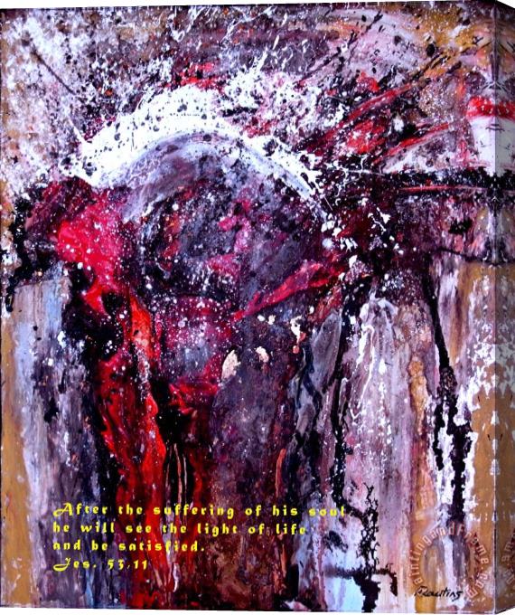 Agris Rautins The Martyrdom 2 Stretched Canvas Painting / Canvas Art