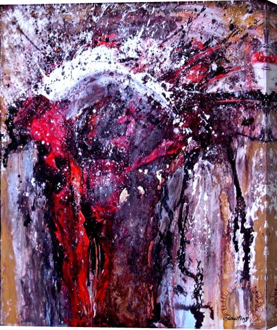 Agris Rautins The Martyrdom Stretched Canvas Painting / Canvas Art
