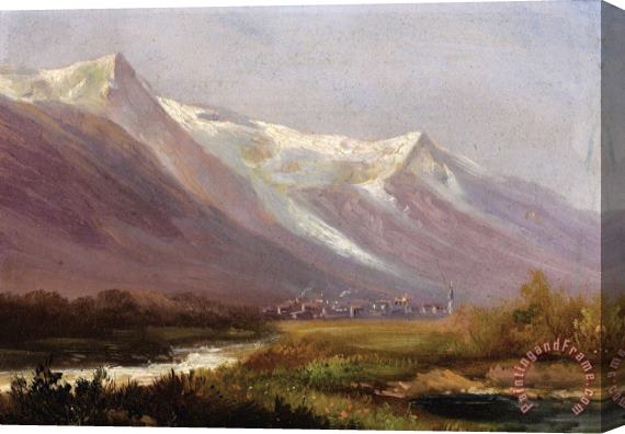 Albert Bierstadt Study of Mountains Stretched Canvas Print / Canvas Art Albert Bierstadt Study of Mountains Stretched Canvas Print / Canvas Art