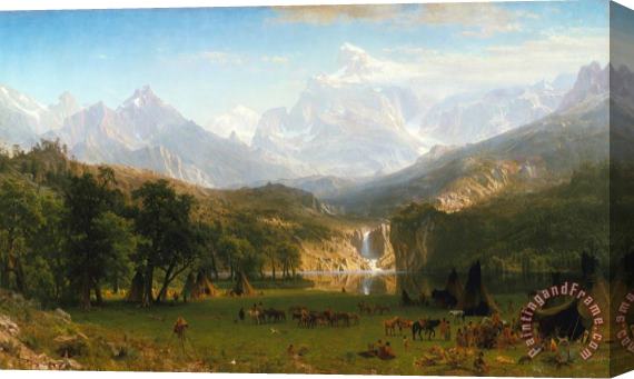 Albert Bierstadt The Rocky Mountains, Lander's Peak, 1863 Stretched Canvas Painting / Canvas Art