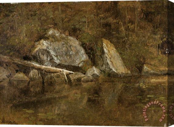 Albert Bierstadt White Mountain Lake, 1869 Stretched Canvas Print / Canvas Art