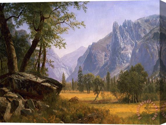 Albert Bierstadt Yosemite Valley Stretched Canvas Print / Canvas Art