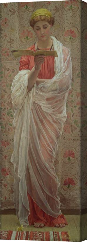 Albert Joseph Moore A Reader Stretched Canvas Painting / Canvas Art