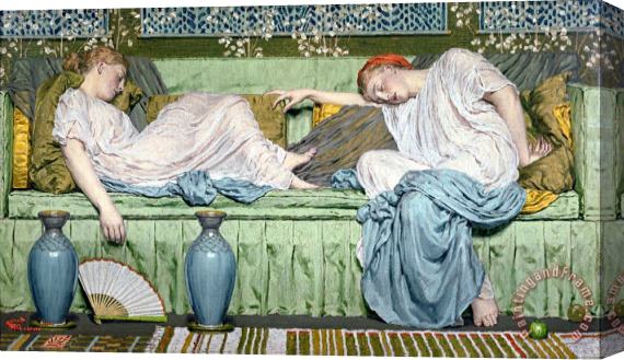 Albert Joseph Moore Apples Stretched Canvas Painting / Canvas Art