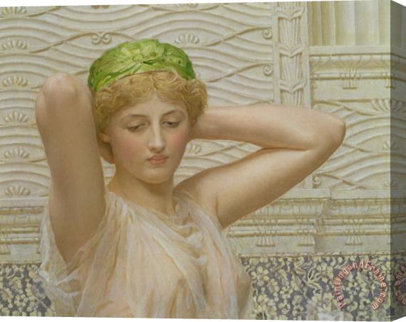Albert Joseph Moore Silver Stretched Canvas Painting / Canvas Art