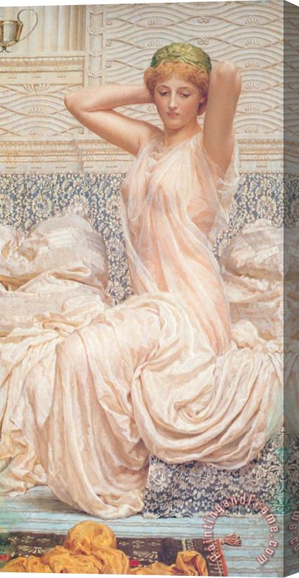 Albert Joseph Moore Silver Stretched Canvas Painting / Canvas Art