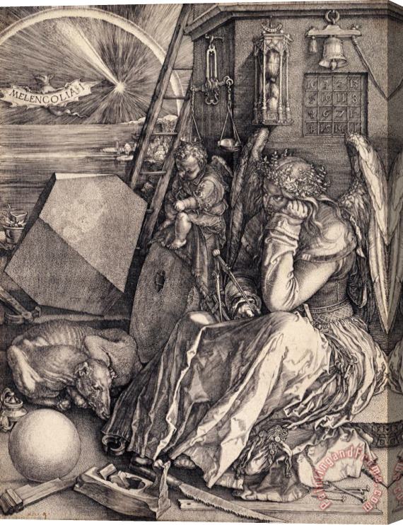 Albrecht Durer Melancolia I Stretched Canvas Print / Canvas Art