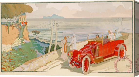 Aldelmo On The Road To Naples Stretched Canvas Painting / Canvas Art