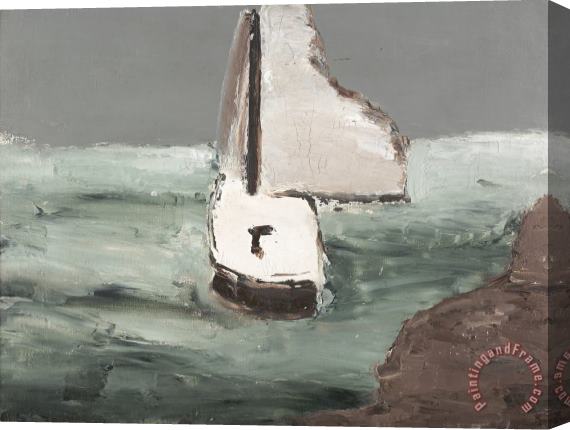 Aleksandr Drevin Boat Stretched Canvas Painting / Canvas Art