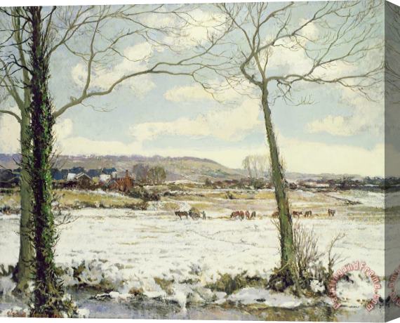 Alexander Jamieson  The Frozen Meadow Stretched Canvas Print / Canvas Art