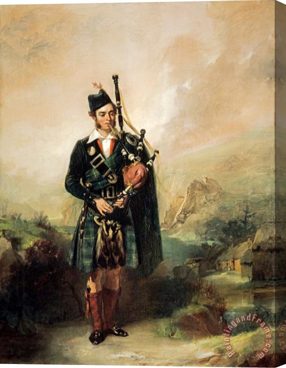 Alexander Johnston Angus Mackay, 1812 1859. Piper to Queen Victoria, 1843 1853 Stretched Canvas Painting / Canvas Art