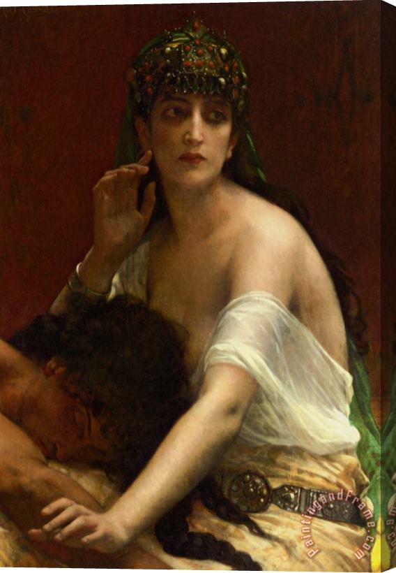 Alexandre Cabanel Samson And Delilah Stretched Canvas Painting / Canvas Art