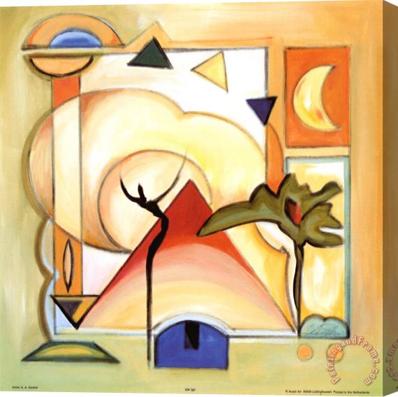alfred gockel Fun in The Sun Iii Stretched Canvas Painting / Canvas Art