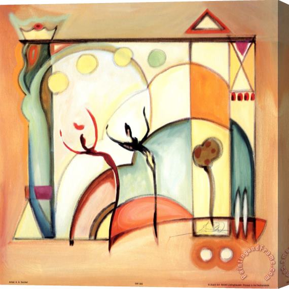 alfred gockel Fun in The Sun Viii Stretched Canvas Painting / Canvas Art