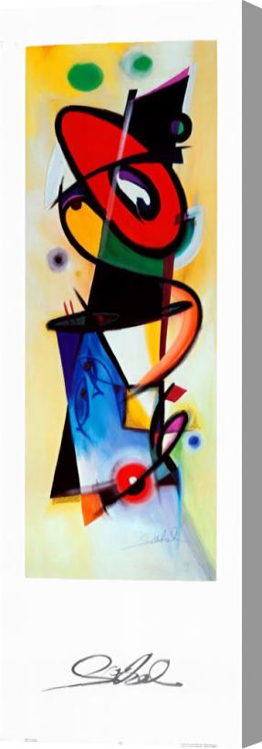 alfred gockel Right Point Stretched Canvas Painting / Canvas Art