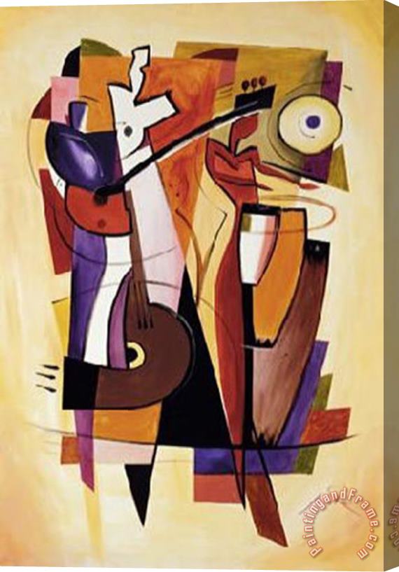 alfred gockel The Beat Goes on Stretched Canvas Painting / Canvas Art