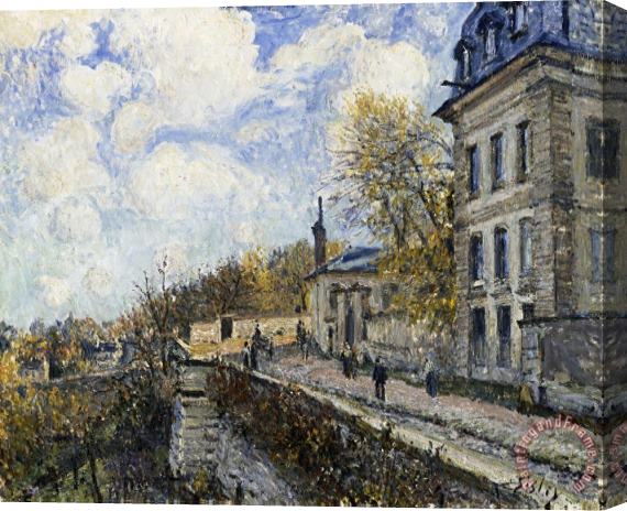 Alfred Sisley Factory at Sevres Stretched Canvas Painting / Canvas Art