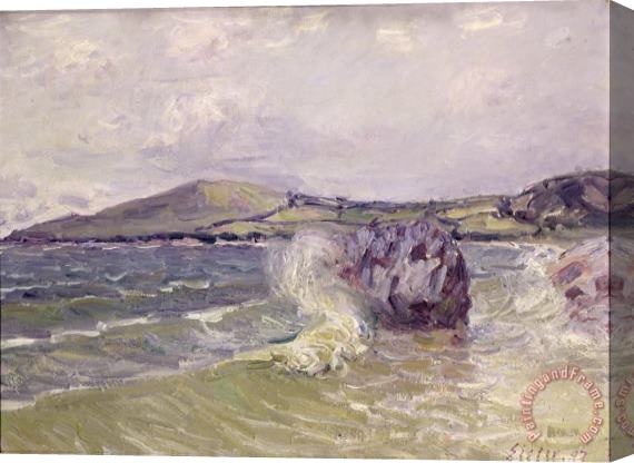 Alfred Sisley Ladys Cove Wales 1897 Stretched Canvas Print / Canvas Art