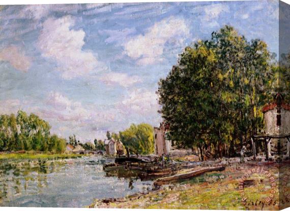 Alfred Sisley Moret-sur-Loing Stretched Canvas Print / Canvas Art