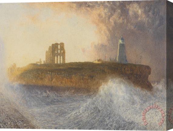 Alfred William Hunt Tynemouth Pier Stretched Canvas Painting / Canvas Art