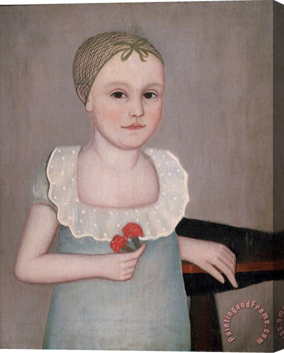 Ammi Phillips Henrietta Dorr Stretched Canvas Painting / Canvas Art
