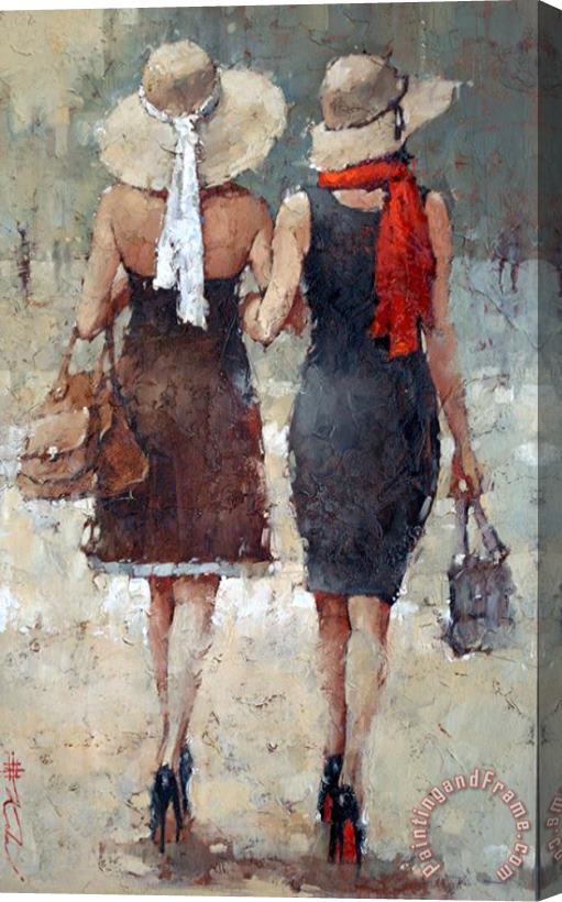 Andre Kohn Sisters Series #8 Stretched Canvas Print / Canvas Art