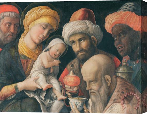 Andrea Mantegna Adoration Of The Magi Stretched Canvas Painting / Canvas Art
