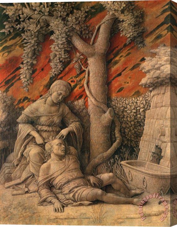 Andrea Mantegna Samson And Delilah Stretched Canvas Painting / Canvas Art