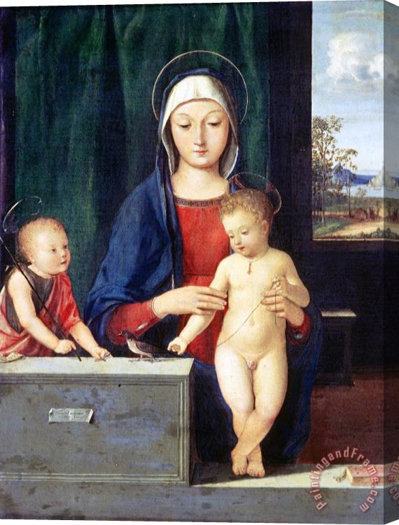 Andrea Solario Virgin And Child Stretched Canvas Print / Canvas Art