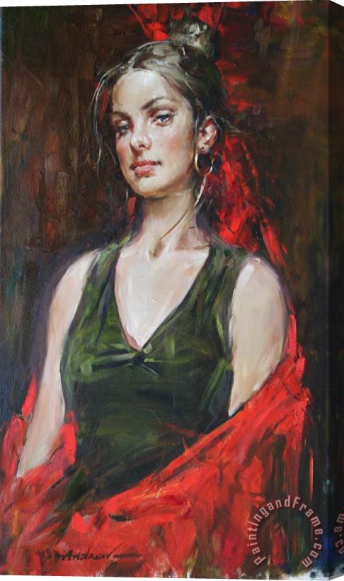 Andrew Atroshenko Paulina Stretched Canvas Painting / Canvas Art