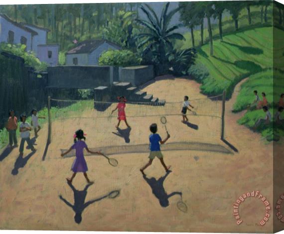 Andrew Macara Badminton Stretched Canvas Painting / Canvas Art